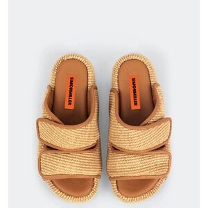CRO SLIDE IN NATURAL RAFFIA